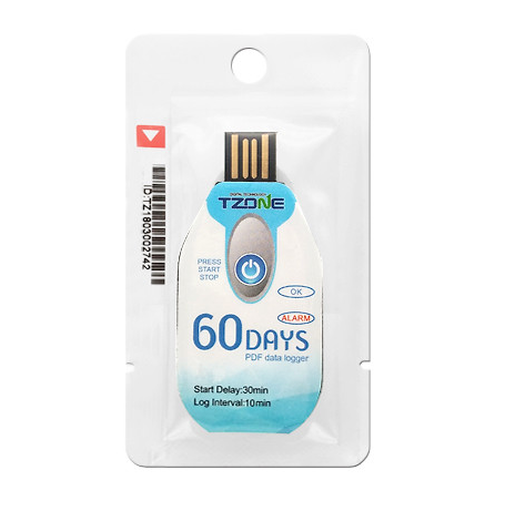 TempU02 Disposable Temperature Logger (USB) 60Day